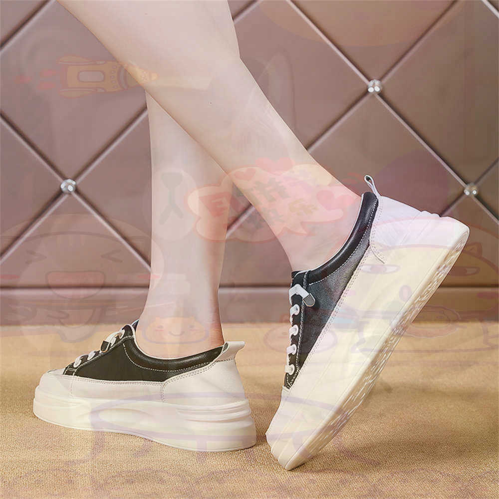 Luxury Lifestyle Shorts - LACE-up Chunky Loafers ผู้หญิงสเก็ตบอร์ดกีฬารองเท้าตะกร้ารองเท้าผ้าใบจริงแบบพกพาข่าวตะกร้า Teni ที่มีคุณภาพสูง