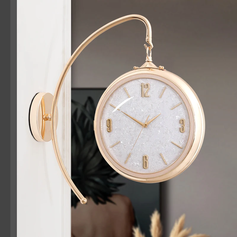 Luxury Lifestyle Design - นาฬิกาแขวนผนังสไตล์นอร์ดิกสุดหรู สำหรับตกแต่งภายในห้องครัว ห้องนอน ดีไซน์สวยงาม นาฬิกาแขวนผนังสไตล์จีน สำหรับร้านอาหาร